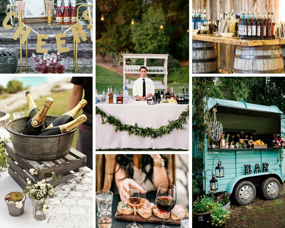 бар з алкоголем на весіллі