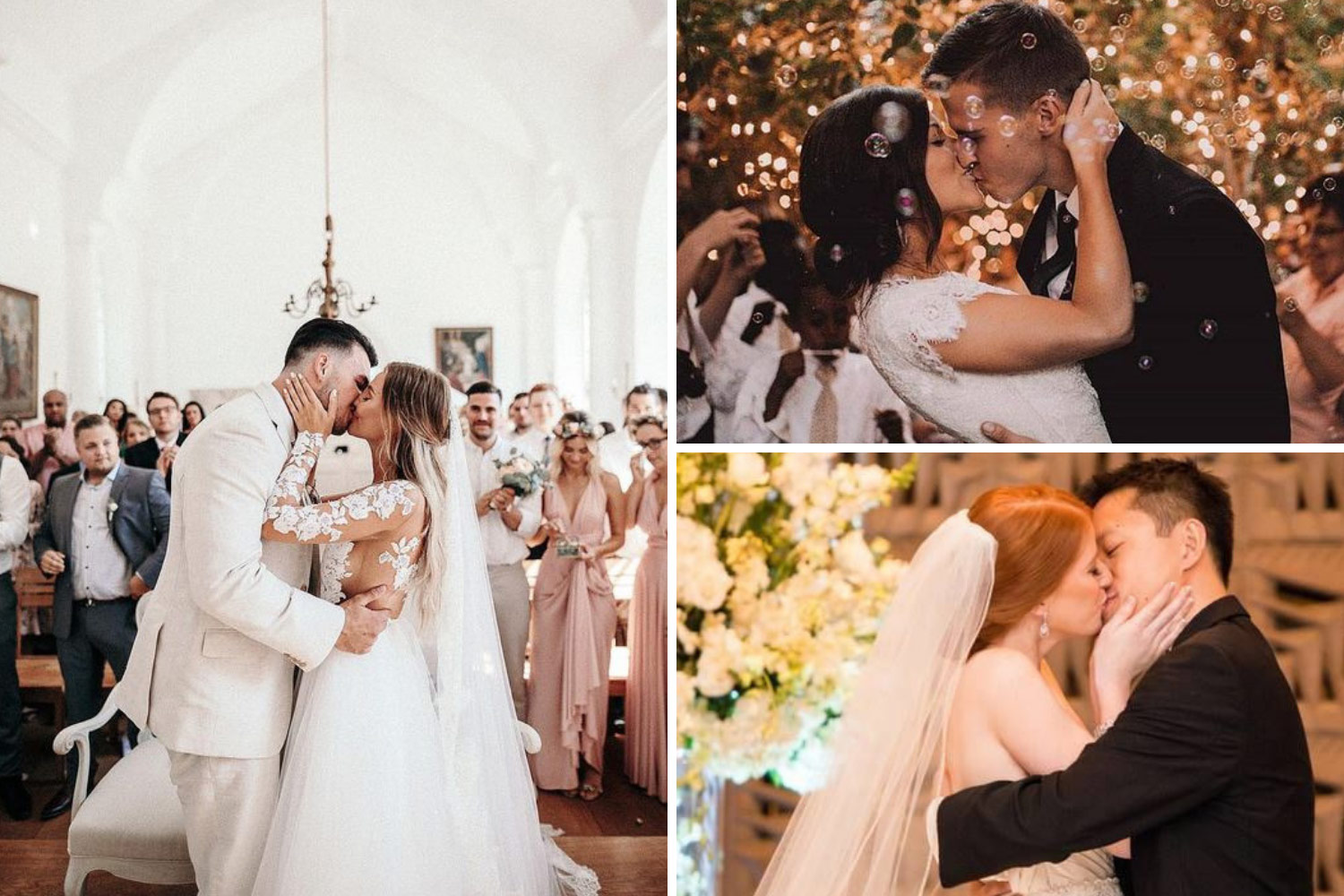 Перший поцілунок чоловіка і дружини фото