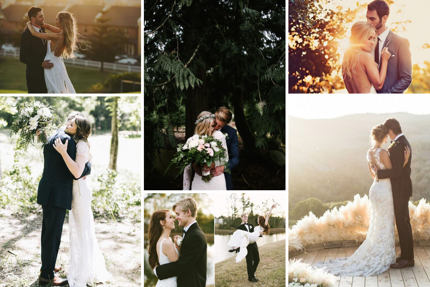 Весільні фотографії наречених