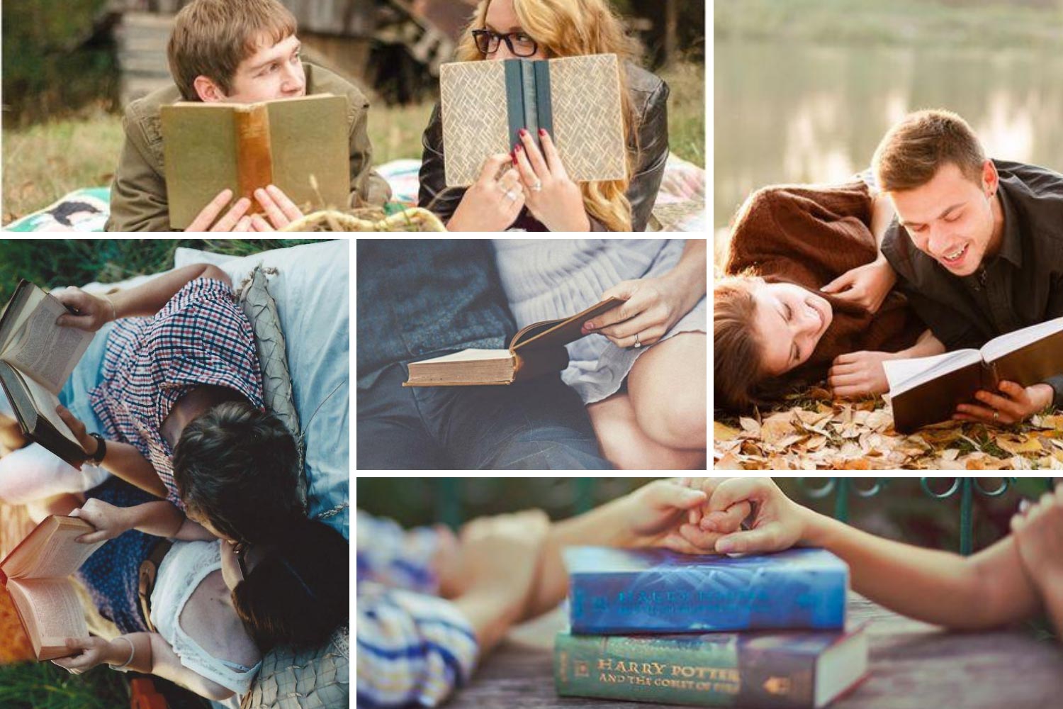 Закохані з книгами фото