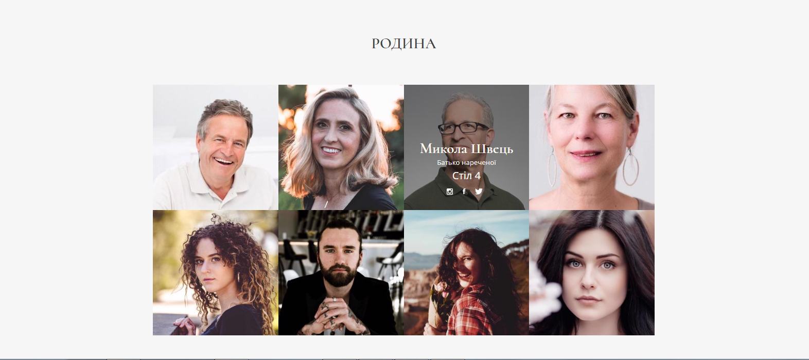 сайт для гостей весілля