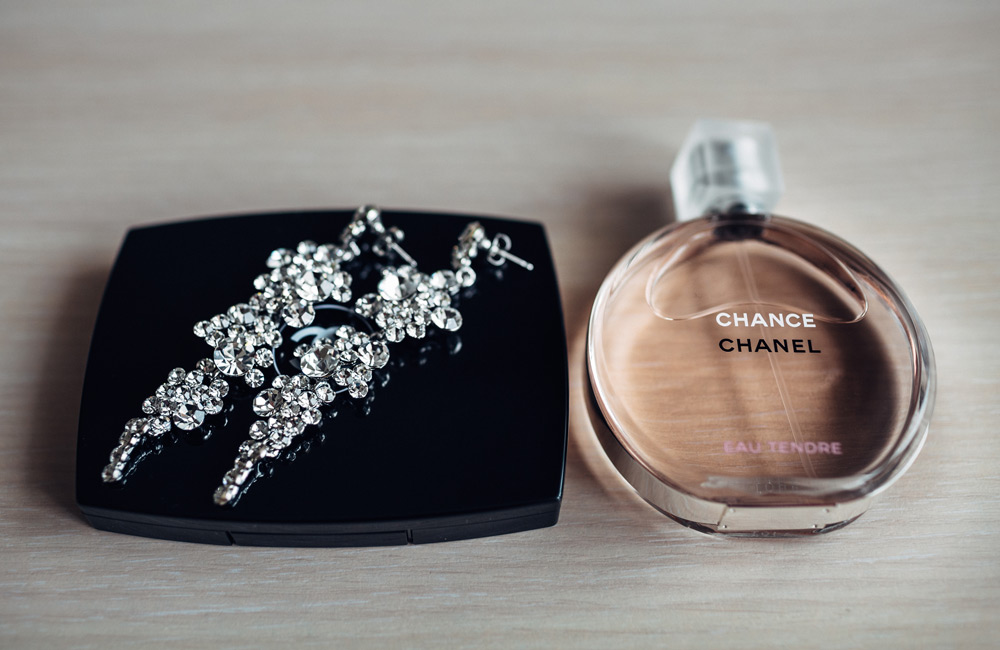 духи невесты с аксессуарами