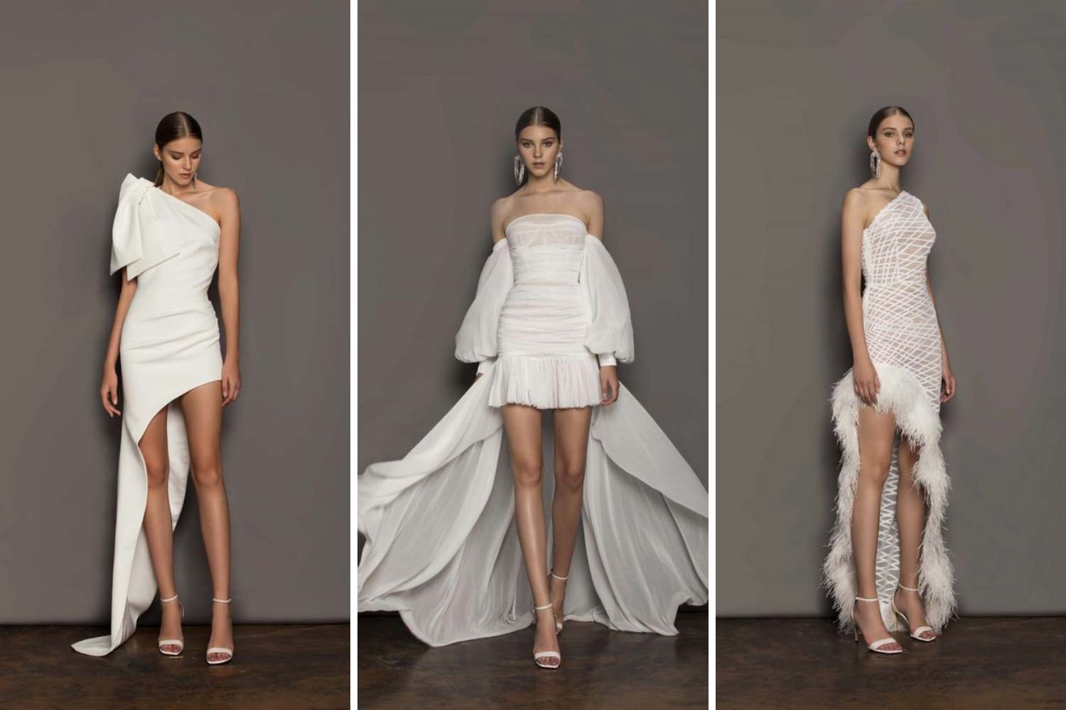 Комбинированный наряд невесты фото