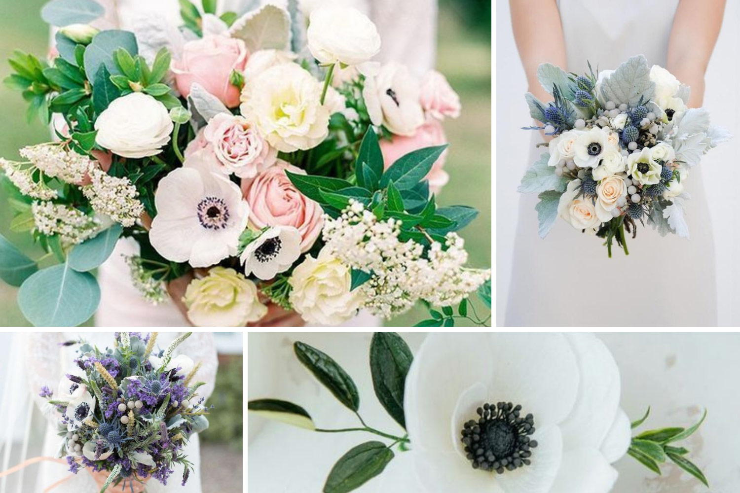 букет з анемонами