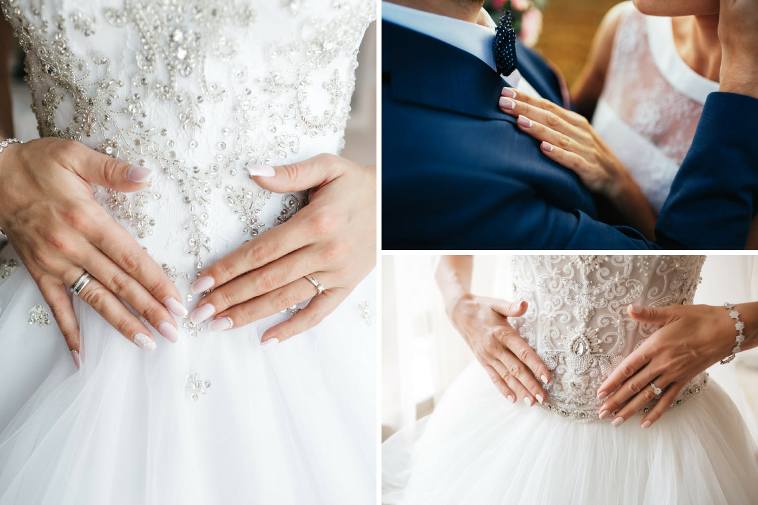 свадебный маникюр фото