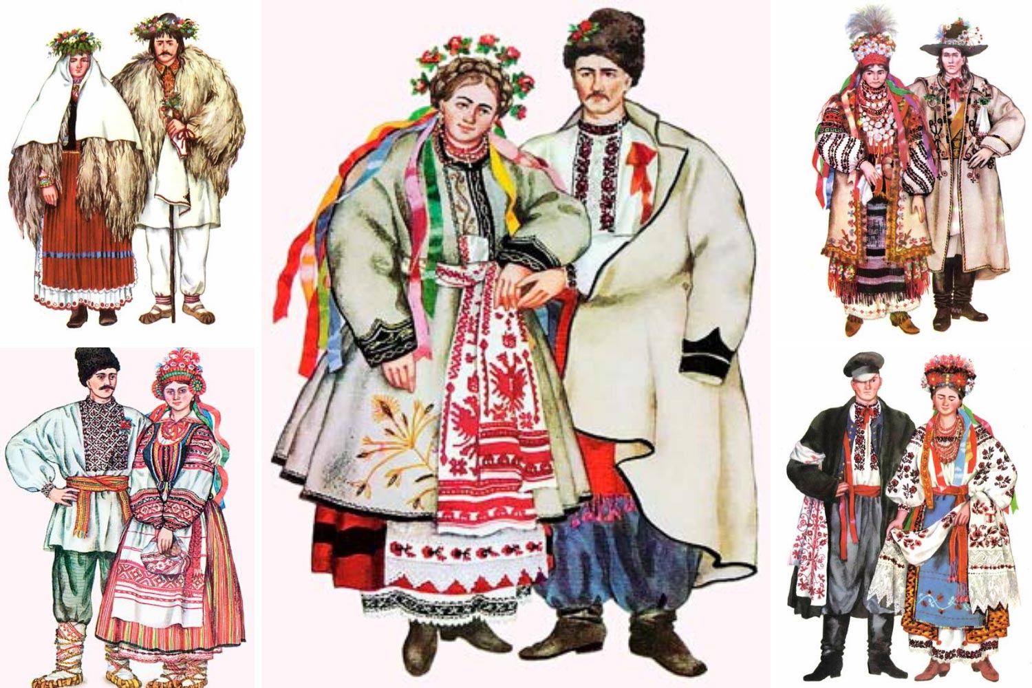 Украинские национальные свадебные костюмы фото