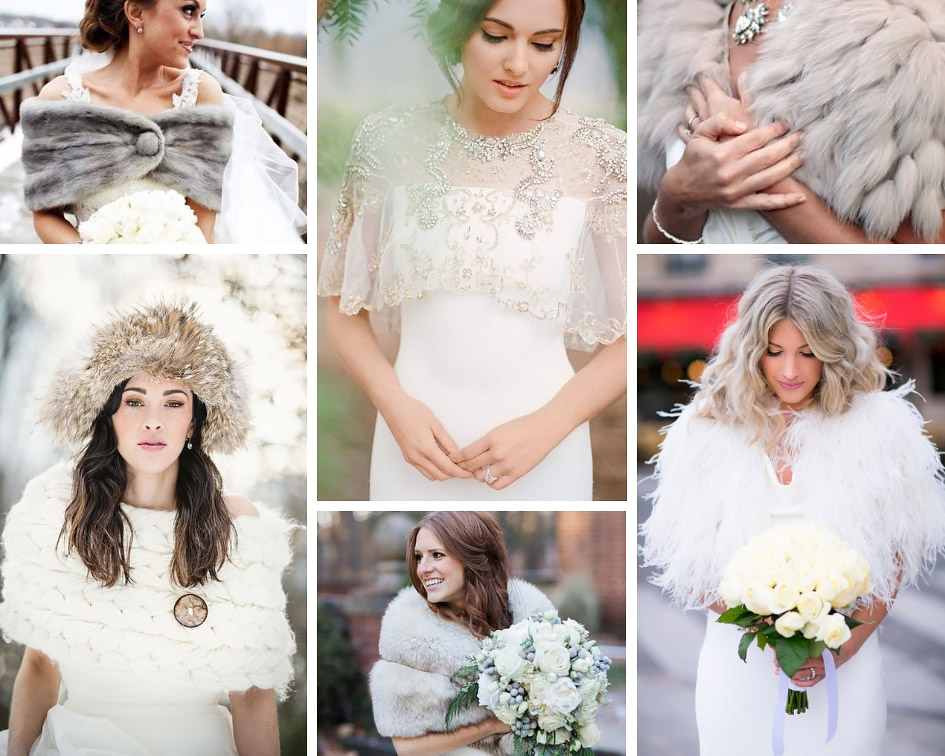 Обзор модных накидок на свадебное платье на осень и зиму – как сшить своими руками