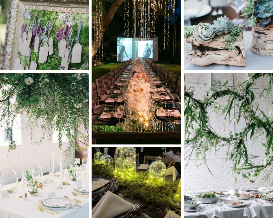 рослини в декорі весільного залу