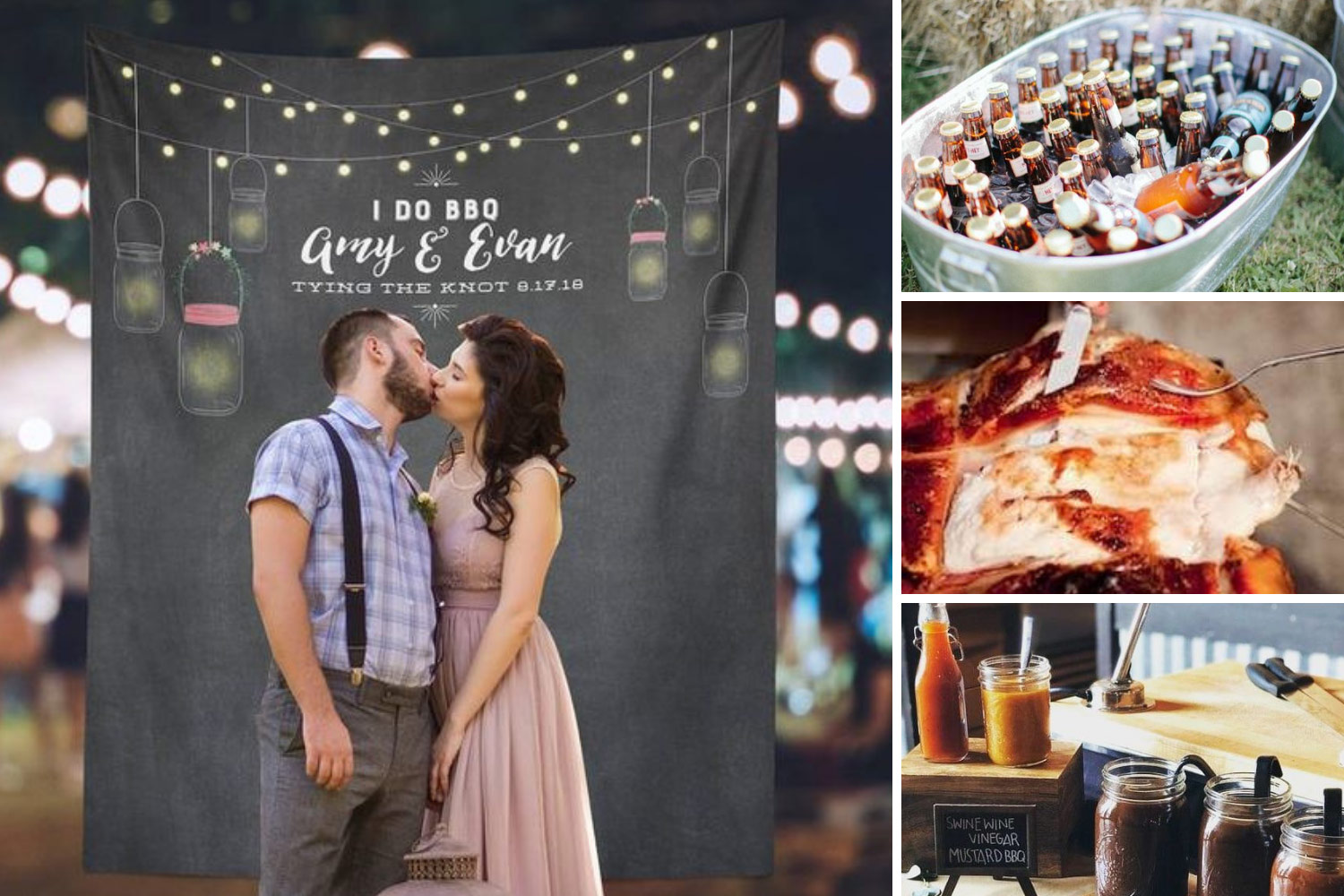 свадьба в стиле барбекю