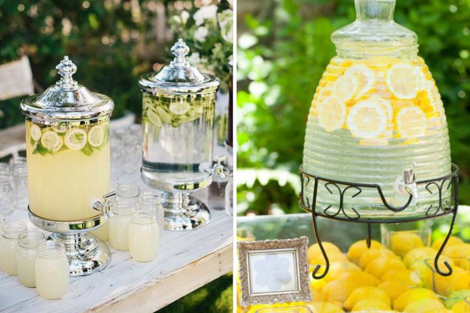 Лимонад на весілля: ідеї подачі