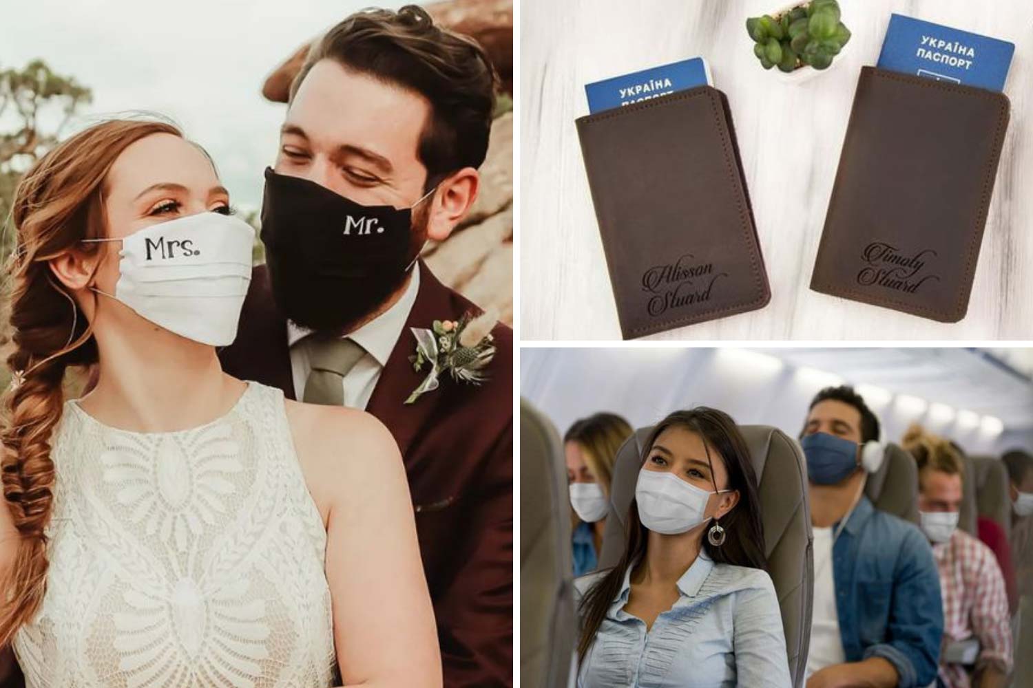 Наречені в масках фото, паспорта, переліт в масках фото