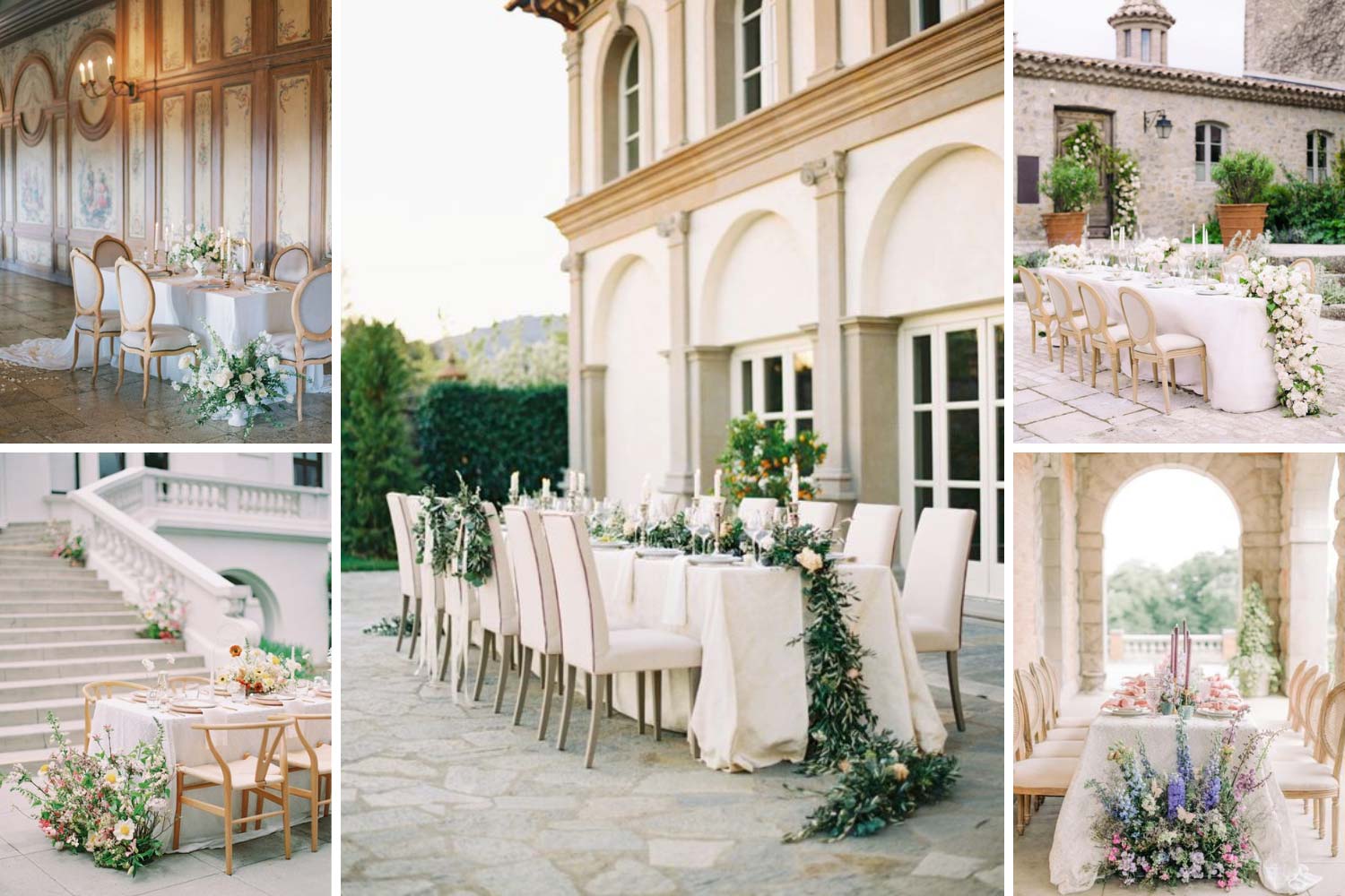 Камерная свадьба возле замка, виллы фото