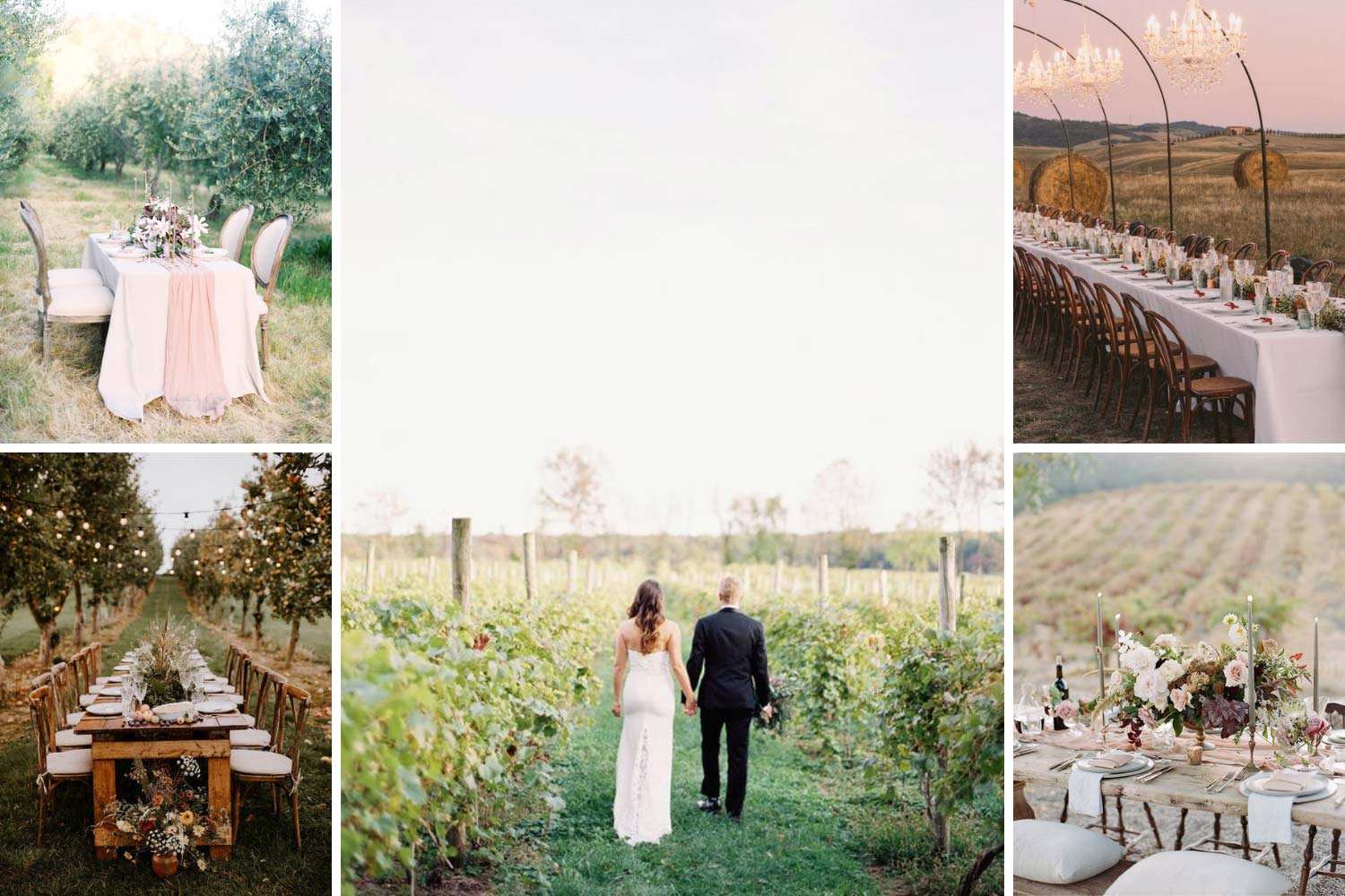 Свадьба под открытым небом в поле фото