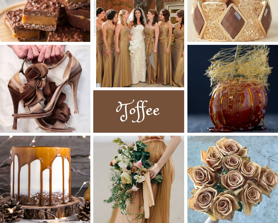 карамельний колір на весіллі 2019