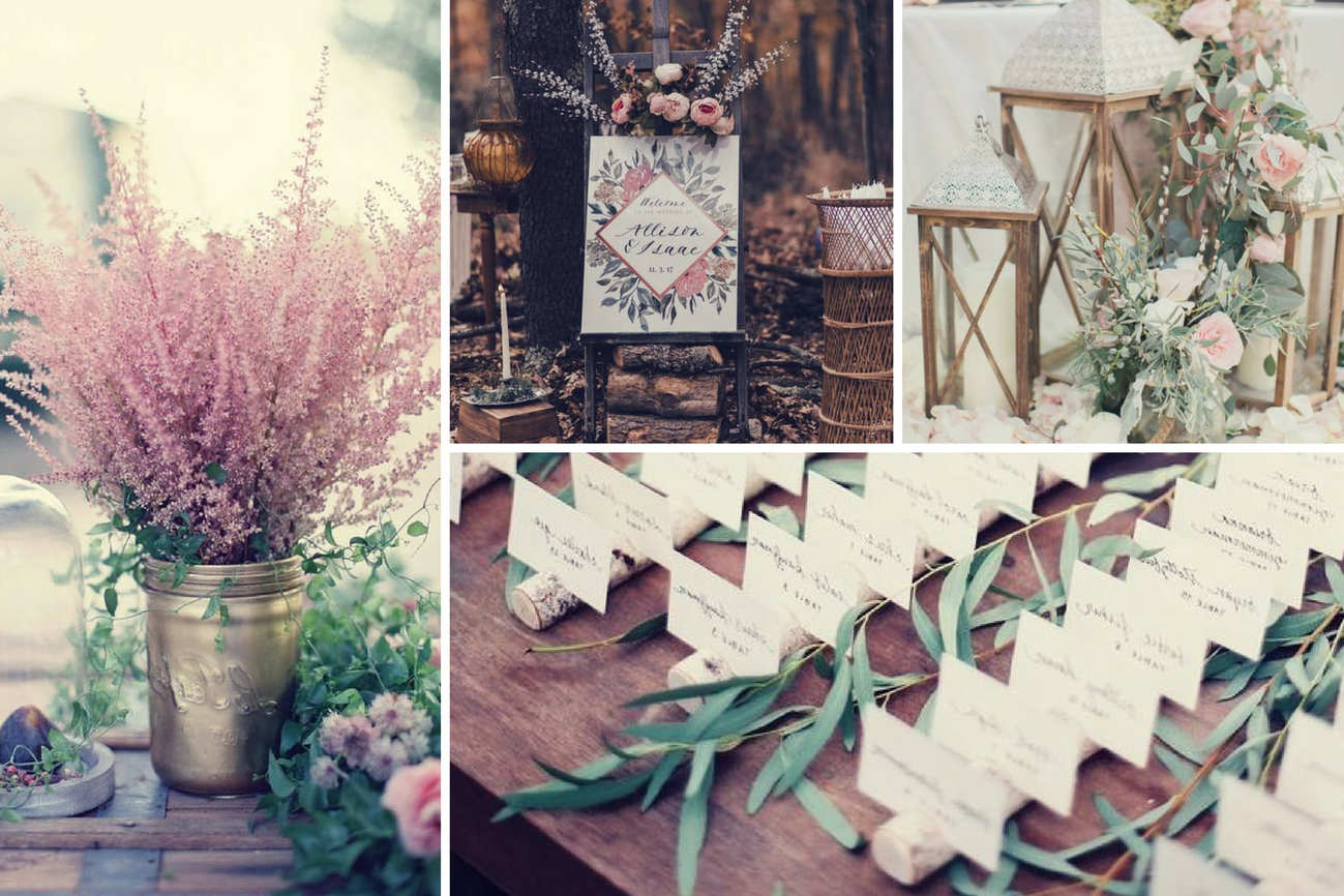 декор свадьбы на природе
