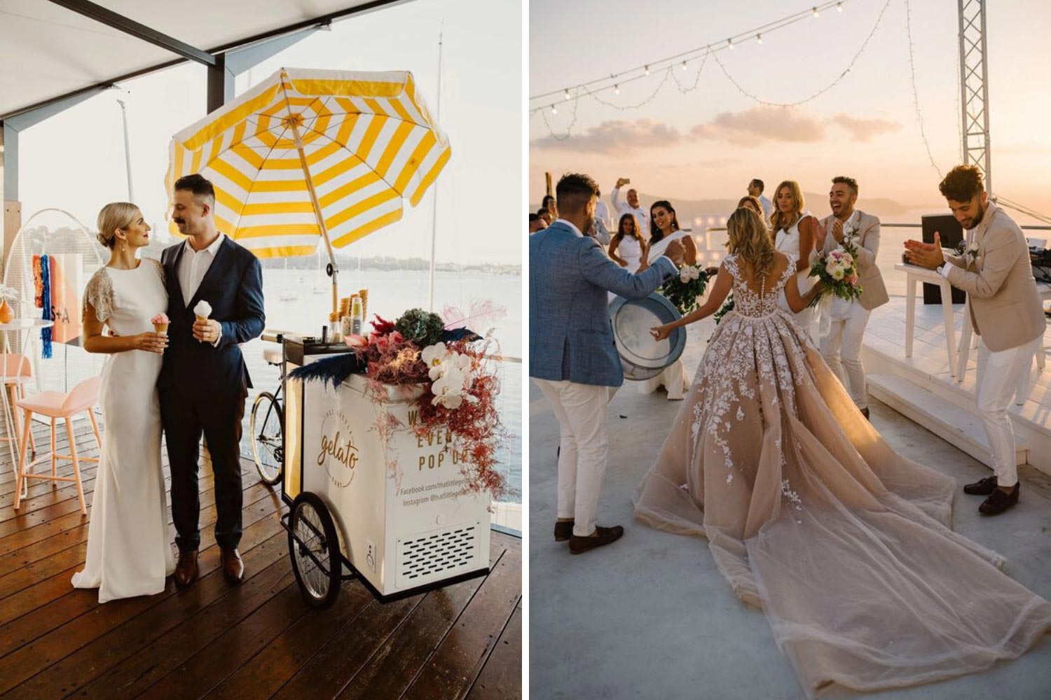 Весілля на березі, яхт-клуб фото