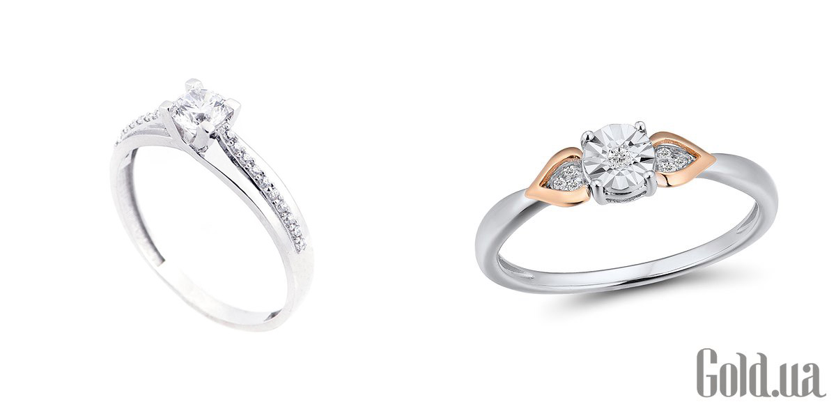 кольца из белого золота