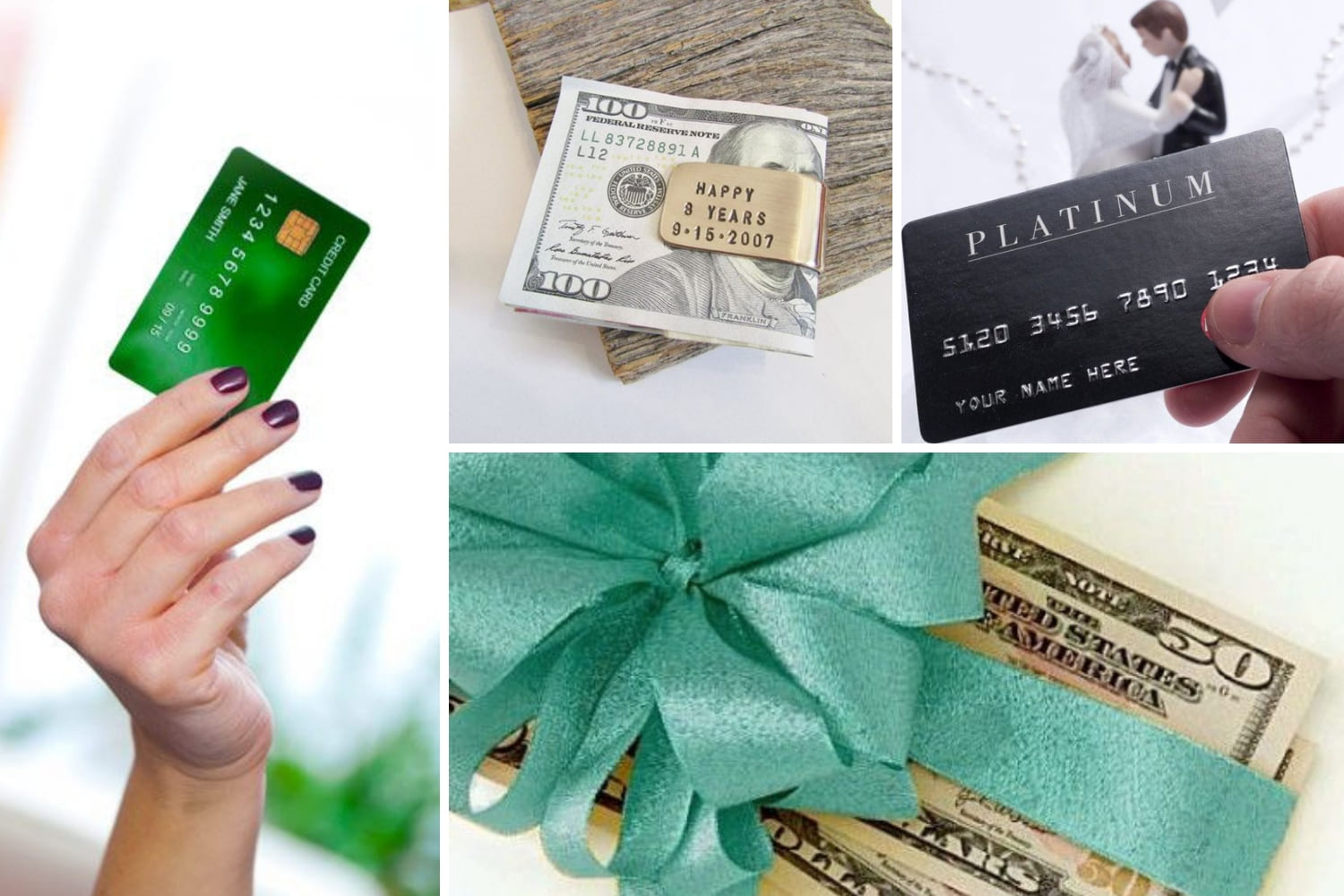 Варианты оригинально подарить деньги на свадьбу, чтобы ваше поздравление запомнили на долго: