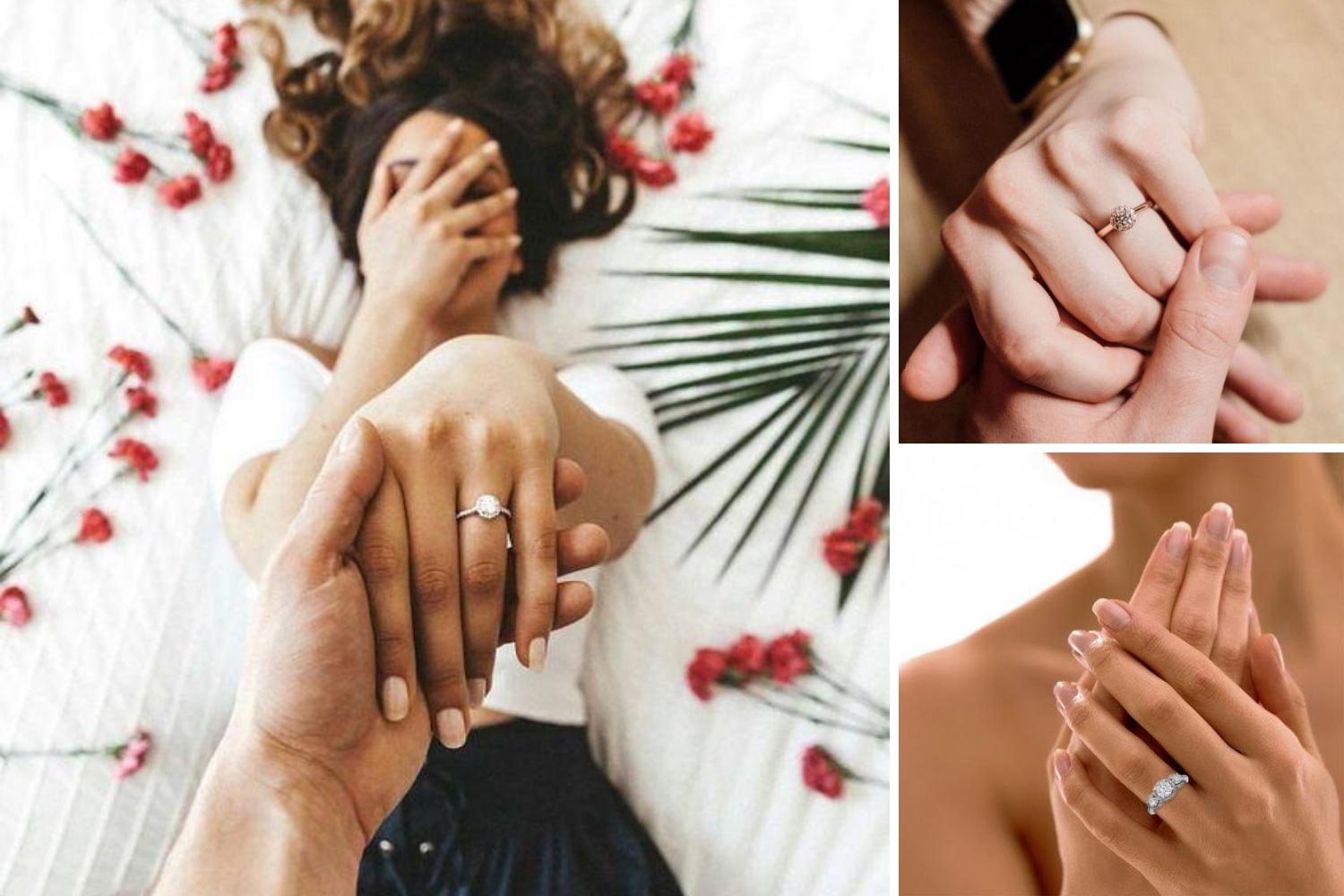 Золоті каблучки для заручин фото