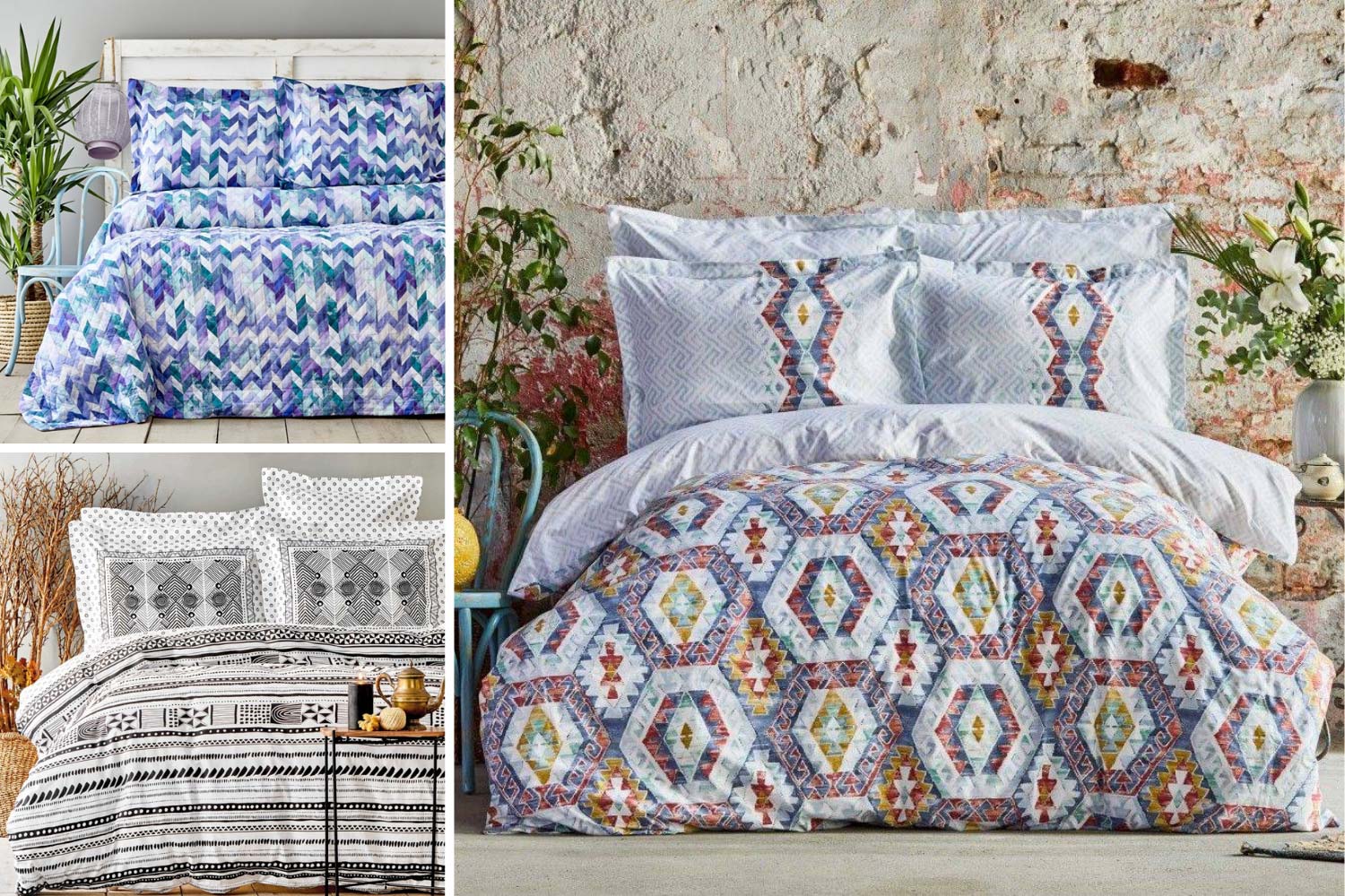 Постільна білизна Karaca Home з ранфорсу фото