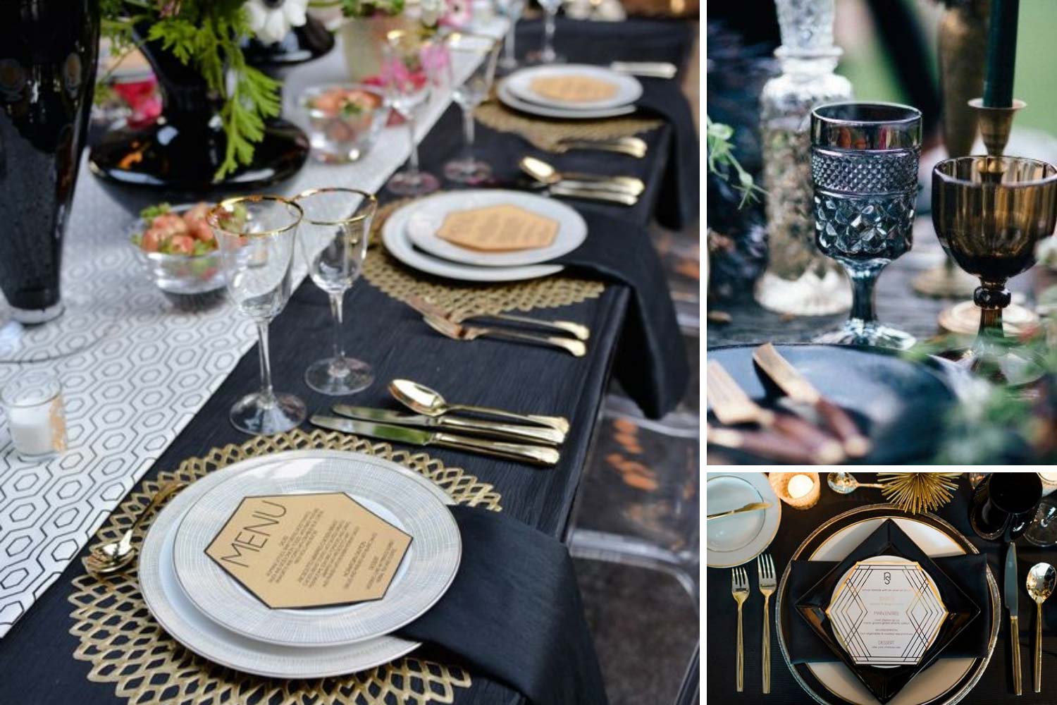 Посуд на ретро весілля фото