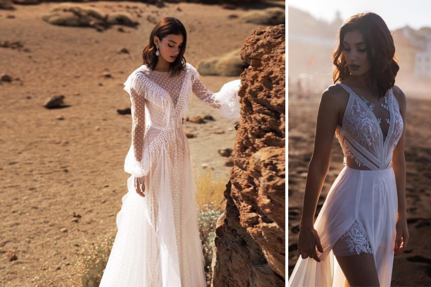 Весільна сукня в стилі бохо фото