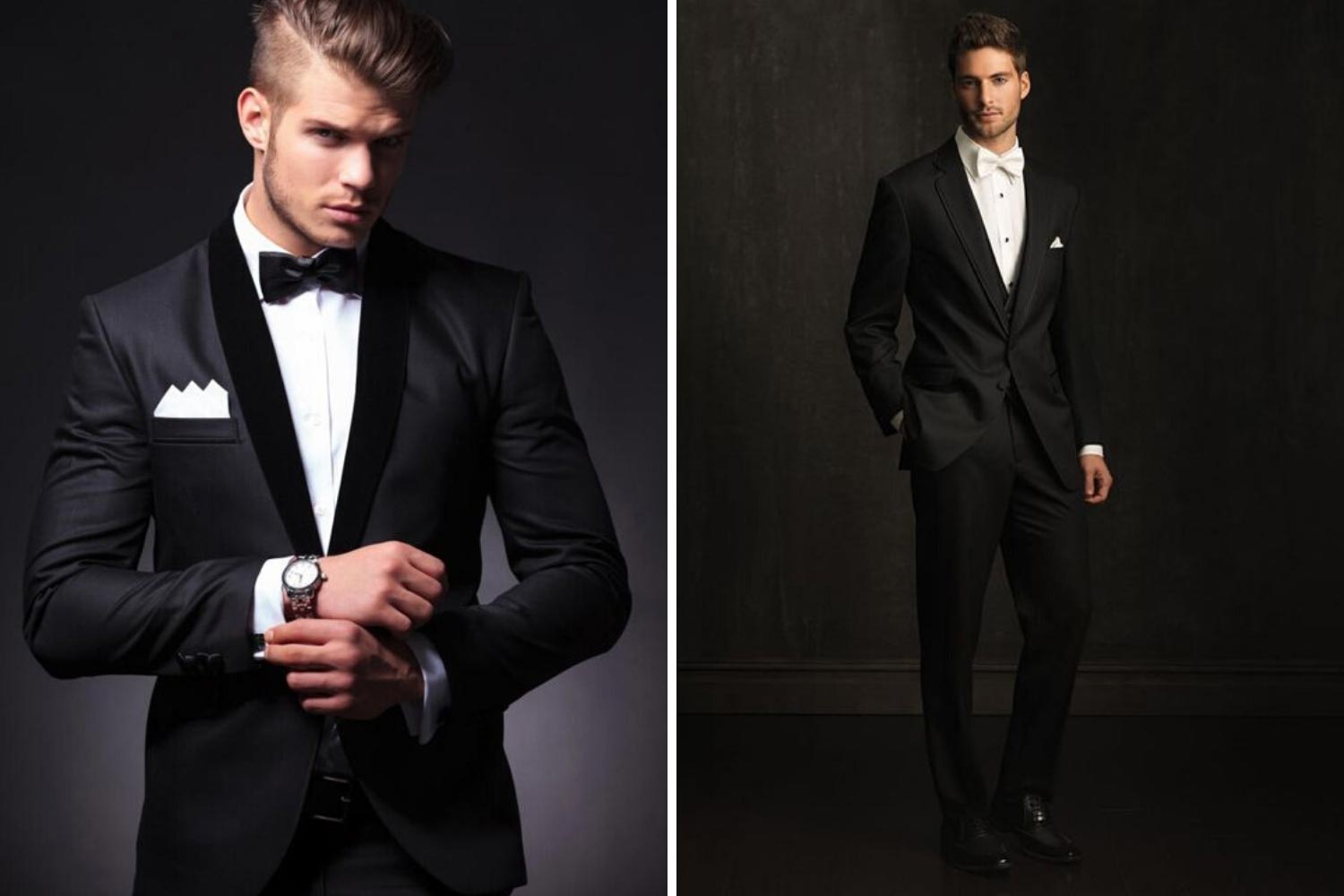 Классический костюм жениха, смокинг фото