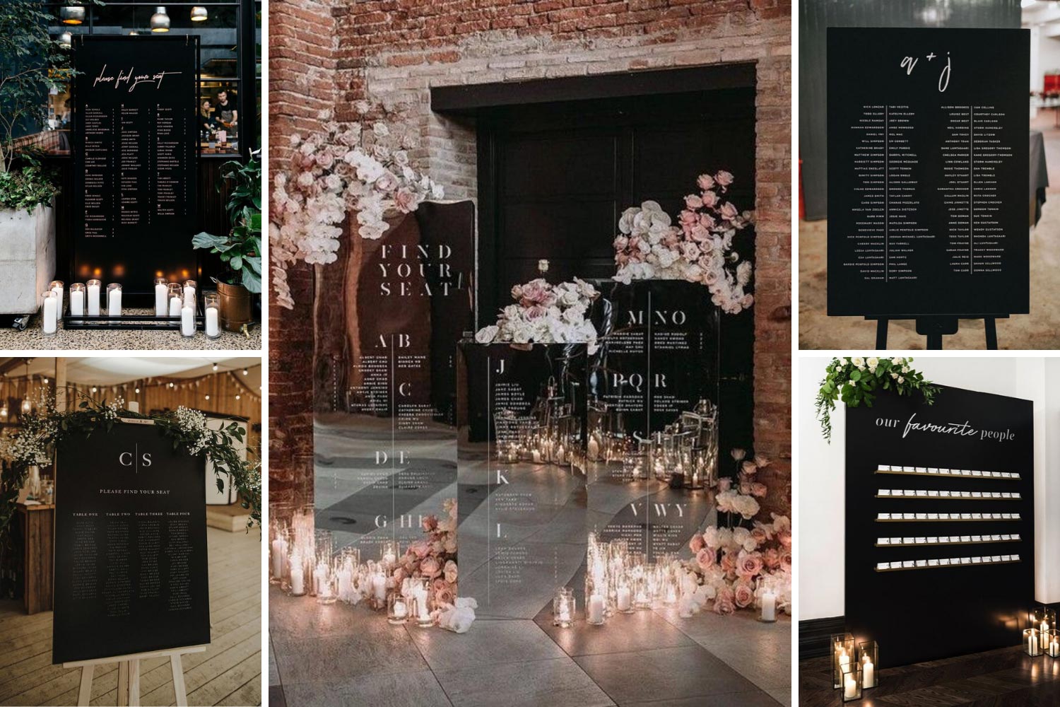 Классическая свадьба и план рассадки: идеи