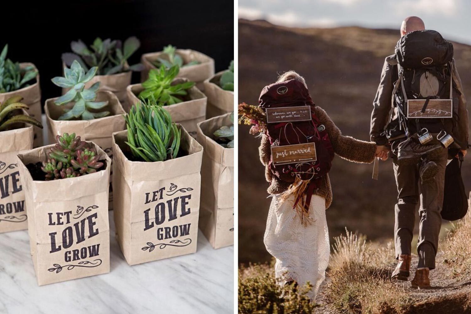 Сортувальна станція сміття на весіллі фото