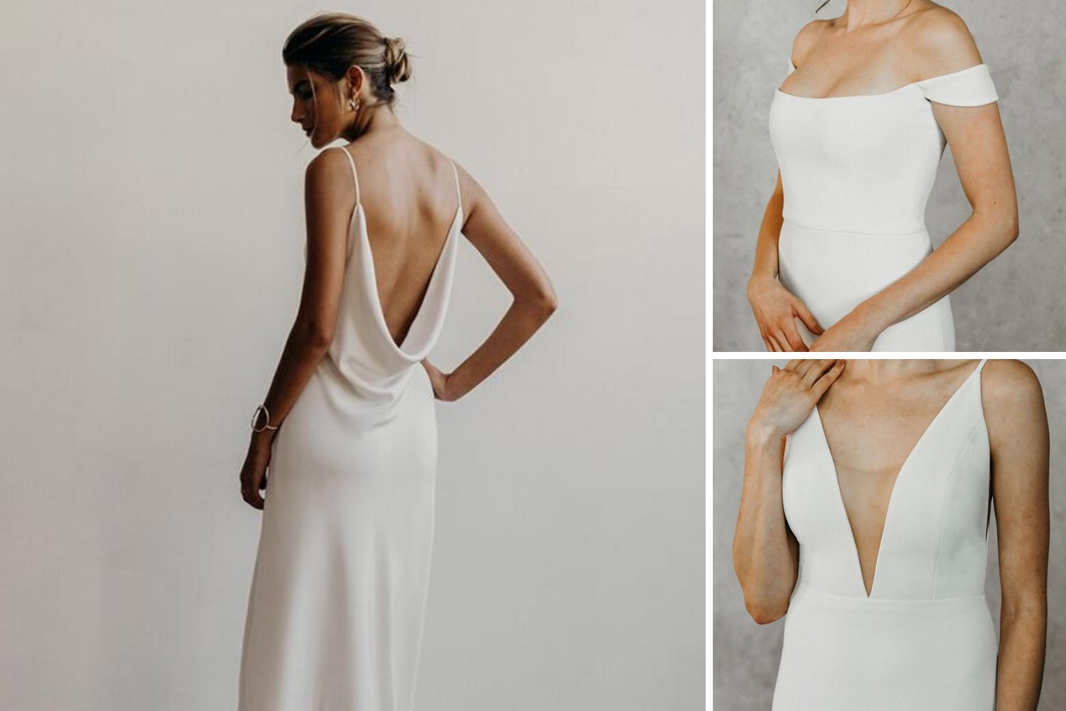 Сукня нареченої в стилі мінімалізм фото