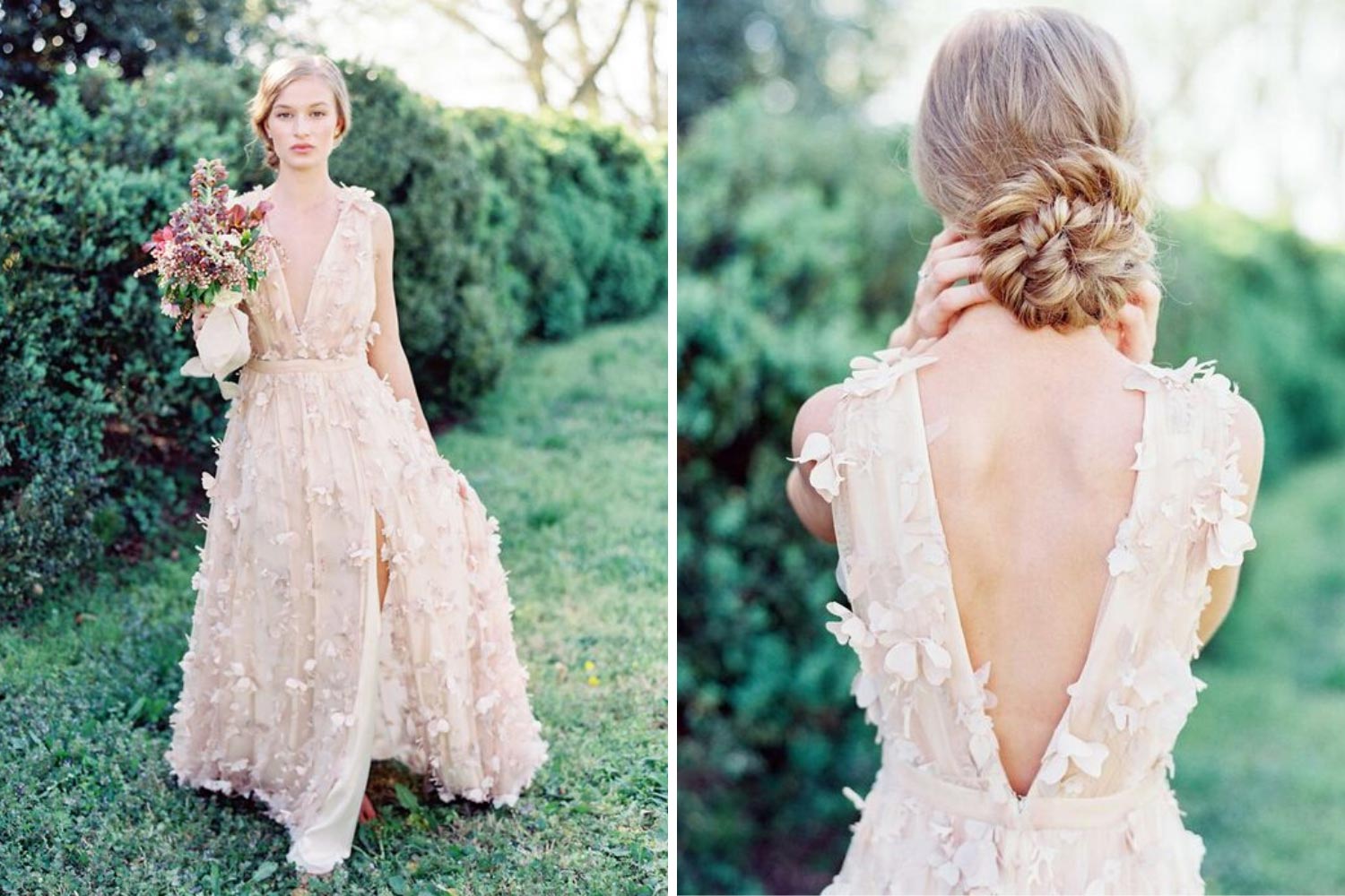 Свадебное платье в стиле файн арт фото