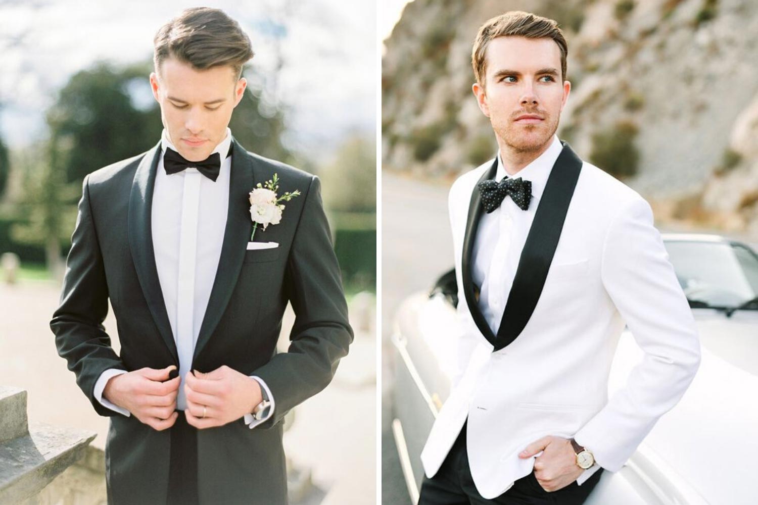 Классический образ жениха: смокинг фото