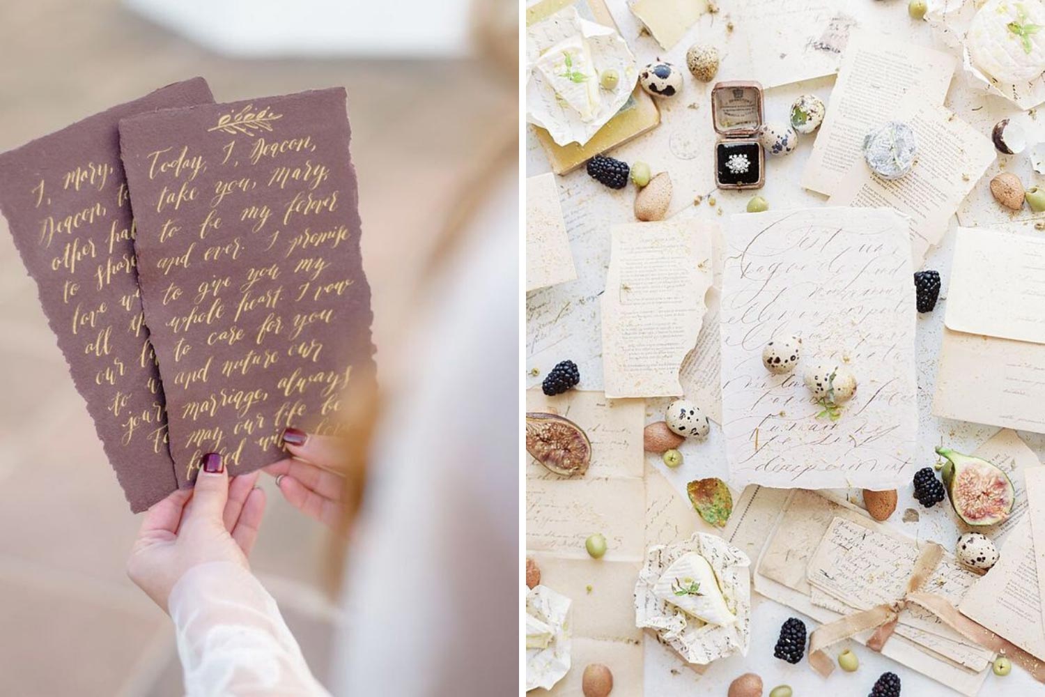 Каллиграфия на свадьбу: текст клятвы фото