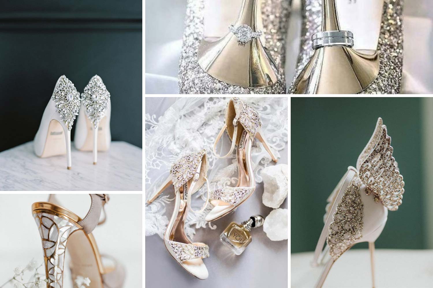 Туфли невесты на высоких каблуках идеи