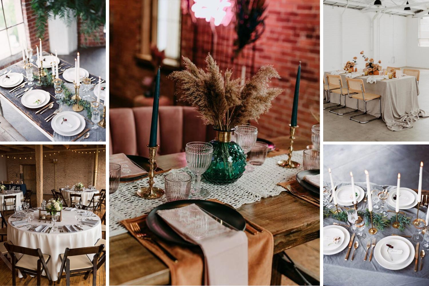 Весільний текстиль: скатертини на свято лофт фото