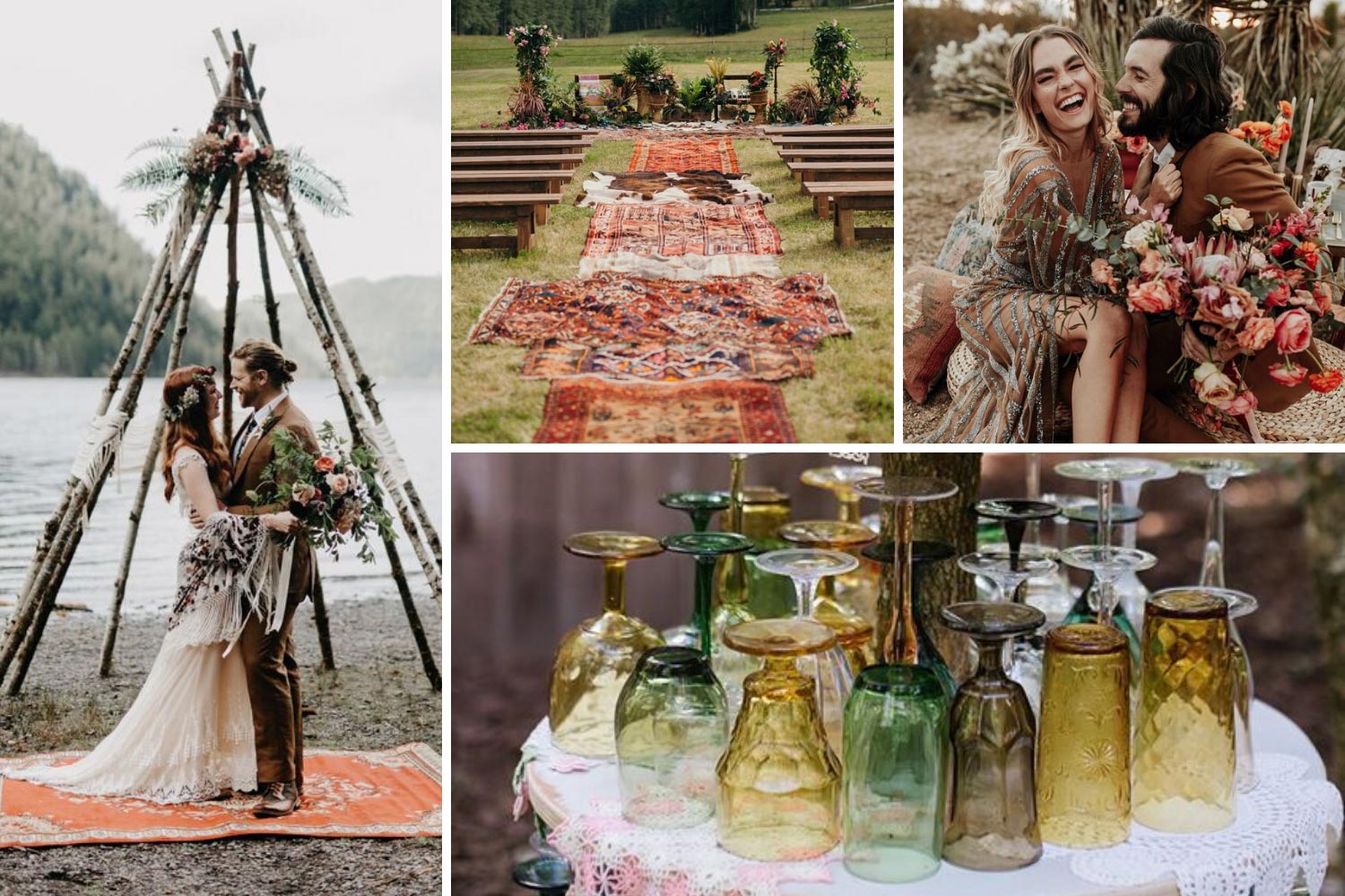 Свадьба в стиле хиппи: бохо, богемный шик идеи