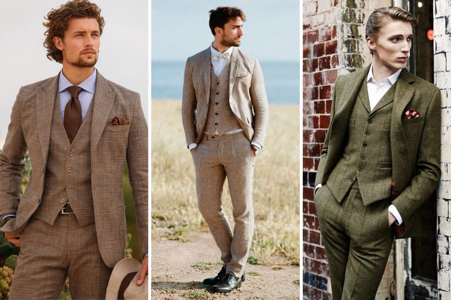 Ретро костюм для жениха: фото