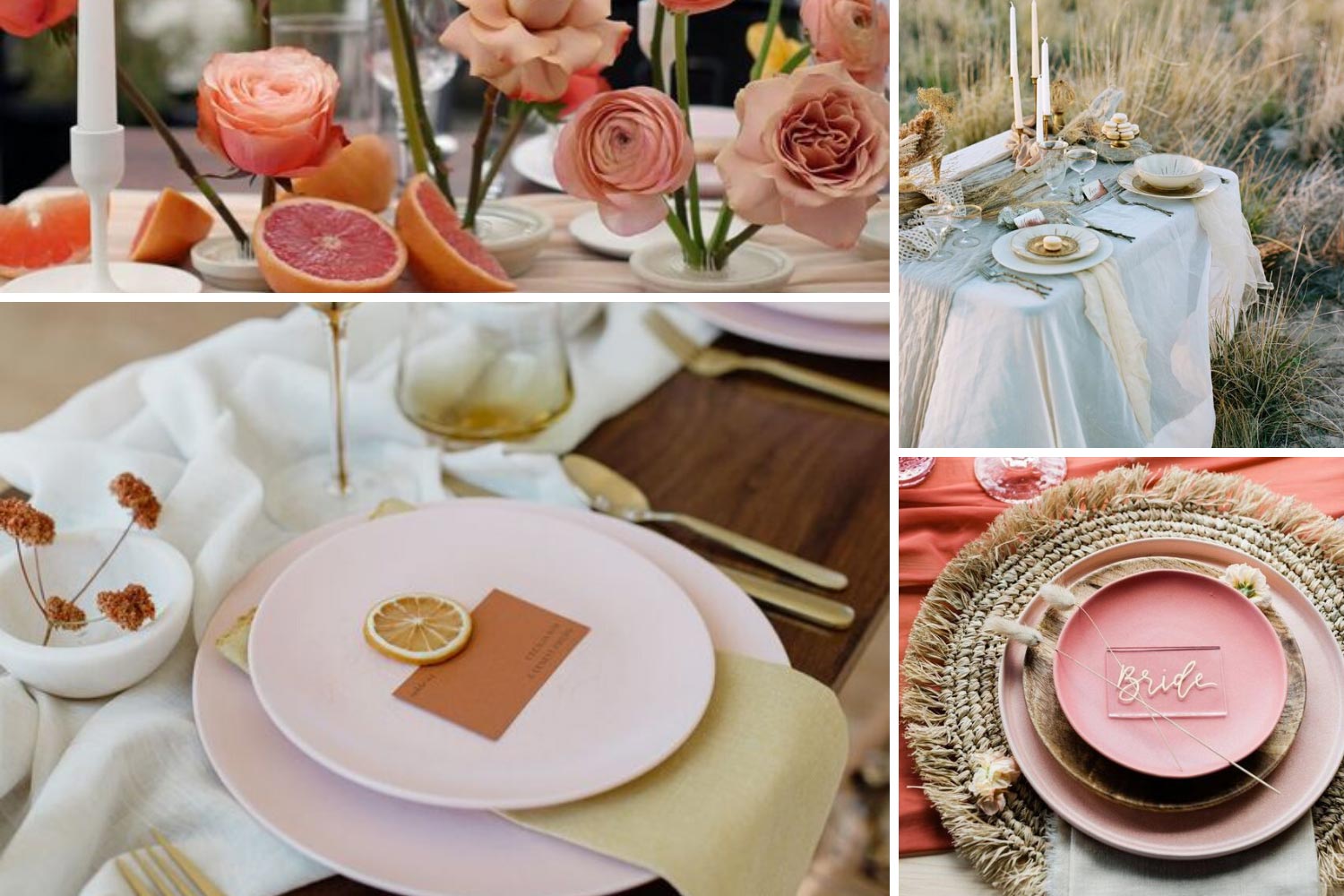 Весілля без гостей: сервірування столу наречених фото