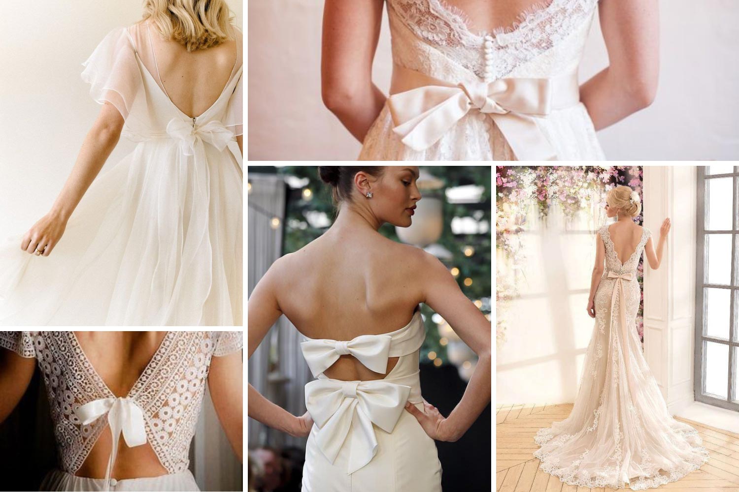 Вбрання нареченої з бантами фото