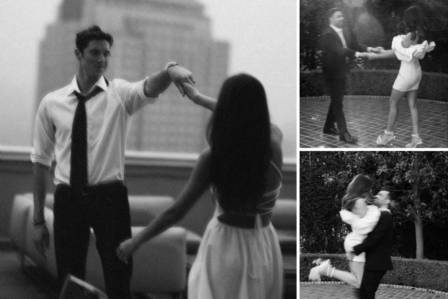 Свадебные фото в движении, размытые кадры идеи