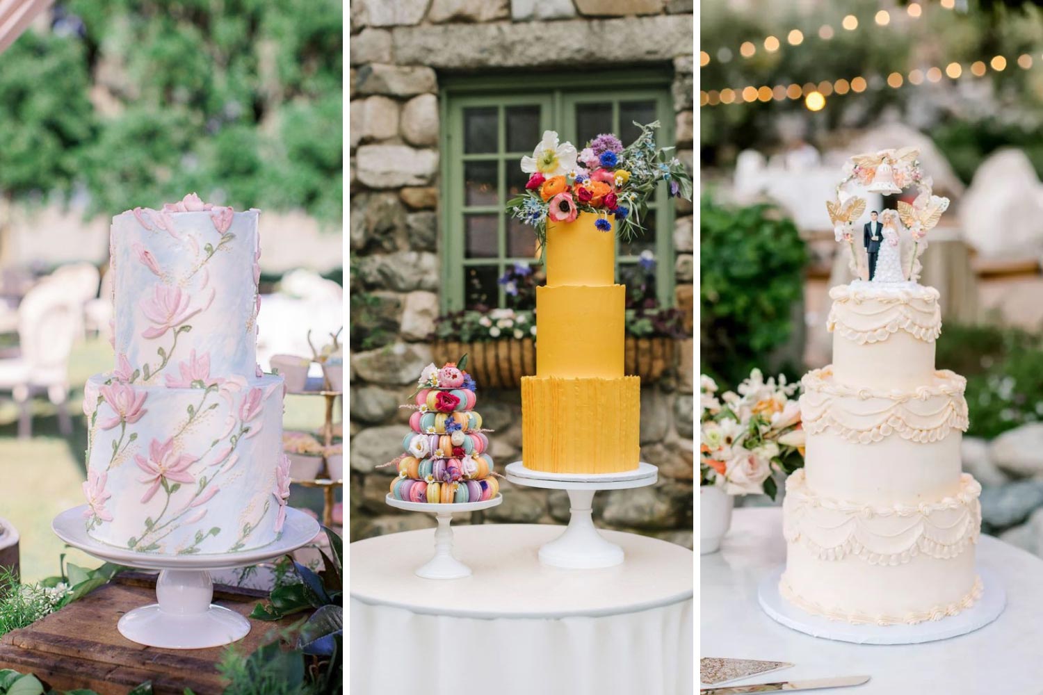 Яркий свадебный торт идеи