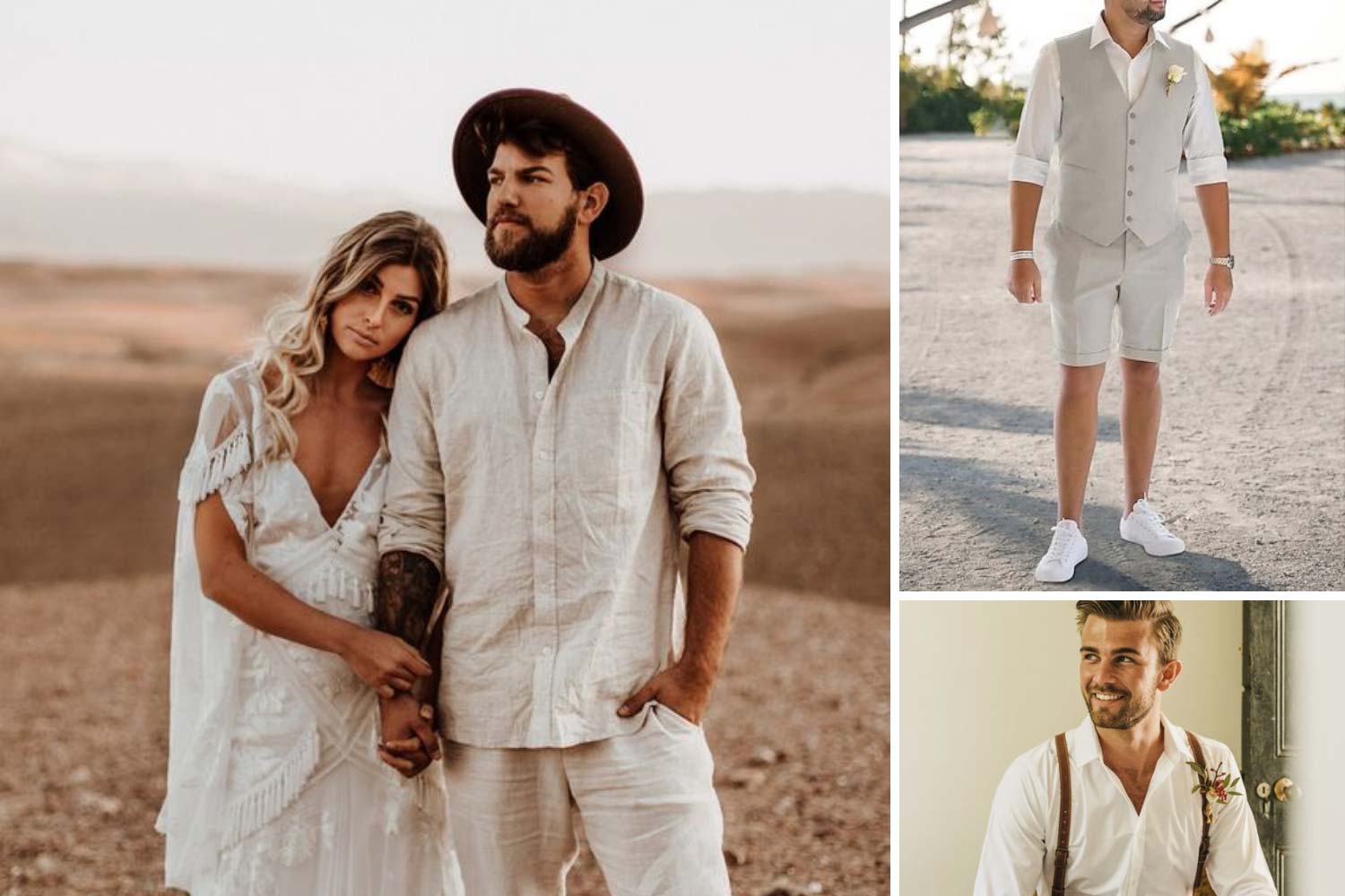 Второй образ жениха на свадьбу: неформальный костюм фото