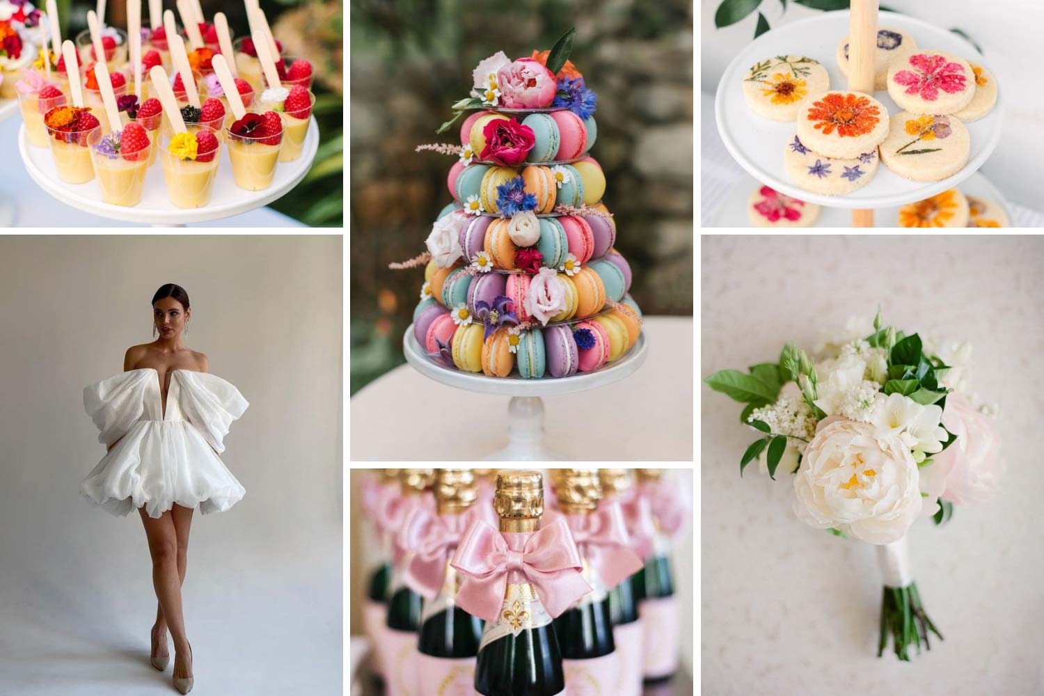 Стиль мини на свадьбу фото: десерты, платье, букет идеи