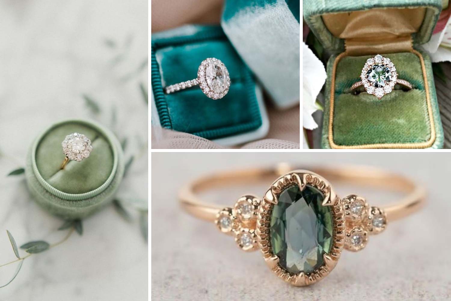 Вінтажні каблучки для заручин фото