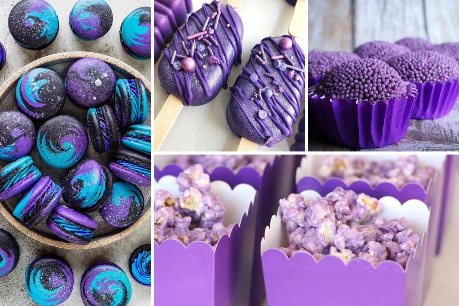 Фиолетовый кенди бар на свадьбу: идеи наполнения