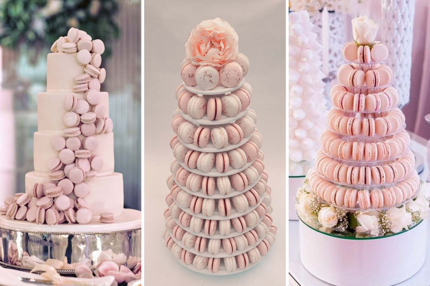 Торт с макаронс на свадьбу фото