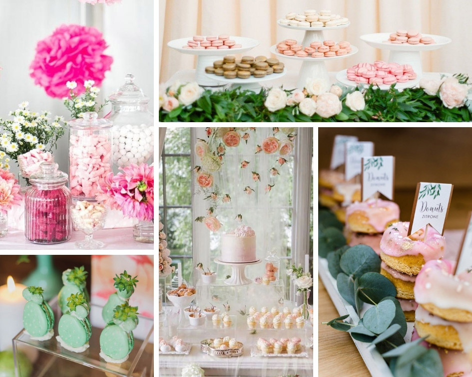 кенді бар з квітковим декором