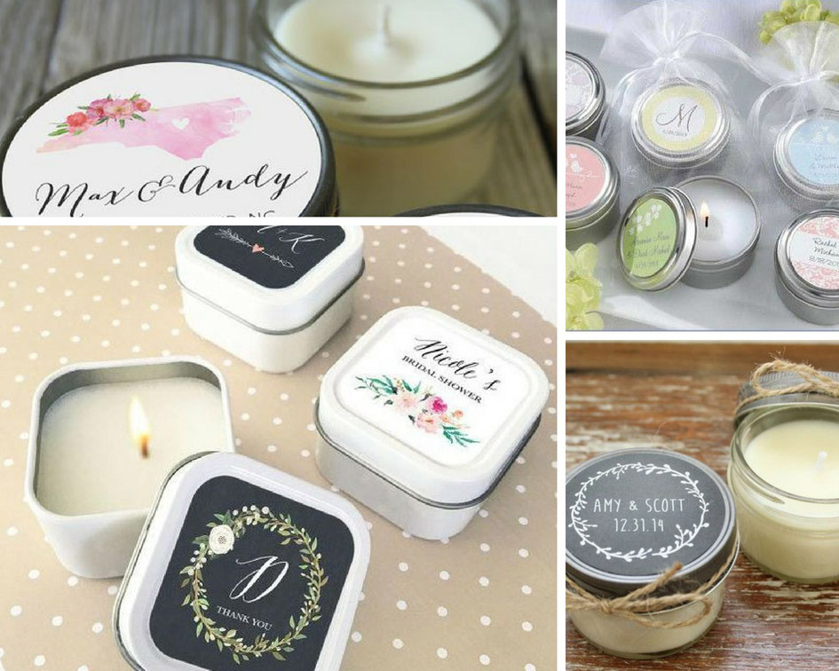 свечи подарки на свадьбу