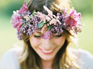 Квітковий вінок нареченої і типи зовнішності - Hot Wedding Blog